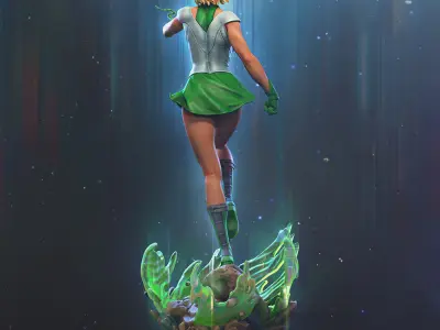 Arisia - Green Lantern 3D print model