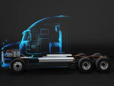  EV Semi-Truck X-ray 