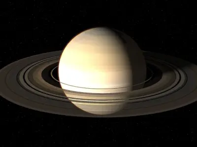 Saturn 3d max corona rander model 3D model 3D model