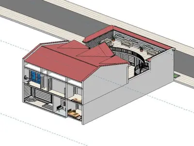 Classic House 3D model