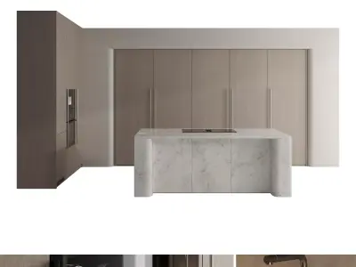 Kitchen set 34 3D model