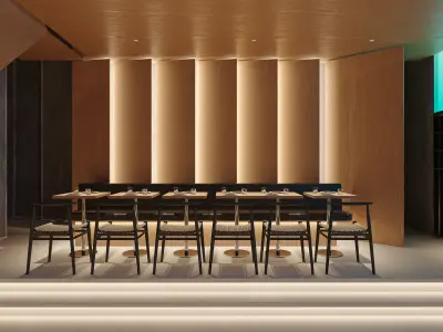 restaurant  interior 3D model