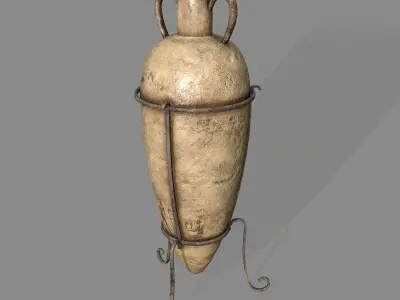 vase 1 greek Low-poly 3D model