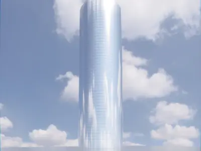 Parametric Building 1b10 3D model