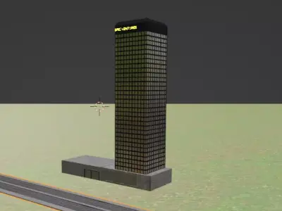 EPIC VENTURES BUILDING Free low-poly 3D model