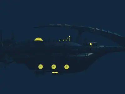 NAUTILUS spaceship 3D model