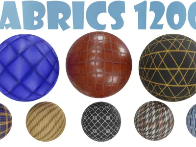 5000 PBR Materials Texture