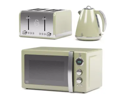 SWAN kitchen appliance collection 3D model