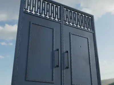 1930s Gates Model Free low-poly 3D model