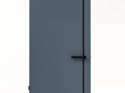 Frameless Door Low-poly 3D model