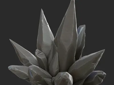 3D Crystal Stones 3D model