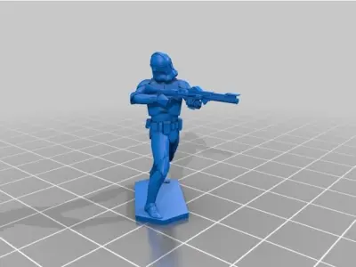 Star Wars Army Men Republic Phase II 3D model