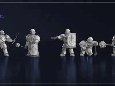 Royal infantry 01 3D print model