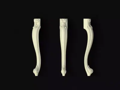 leg High quality 3d models for processing on a cnc machine  3D model 30