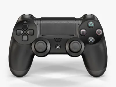Sony PlayStation 4 Controller New Colors Low-poly 3D model