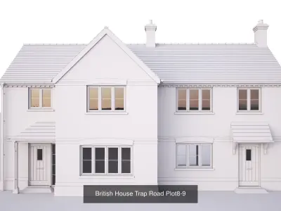 British House Trap Road collection 3D Model Pack