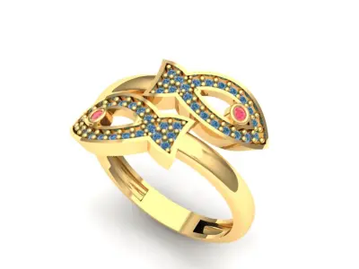 horoscope rings 3D model