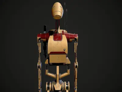 B1 Battle Droid 3D model