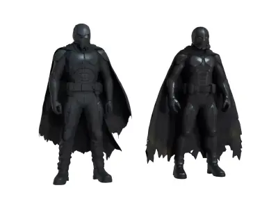 Suit Armor Superhero Knight Character 3D Model 3D model