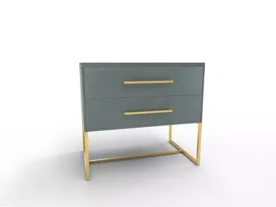 Candelario 2 - Drawer Nightstand 3D model