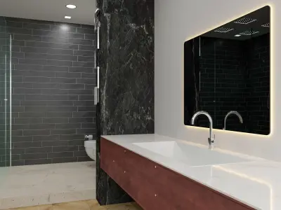 Modern Bathroom 3D model