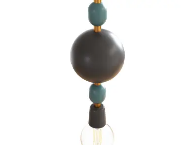 Ceiling light 01 3D model