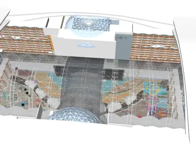 The NEW CENTURY GLOBAL CENTER 2020 3D model