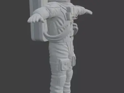 Spacesuit Astronaut EVA Suit 3D Model High Detail 3D model