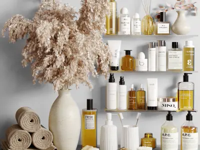 Bathroom Accessories  3D Model Pack