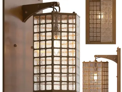 Hex Lantern Wall by McEWEN 3D model