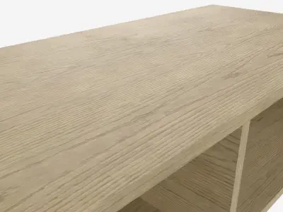 Industrial Style TV Stand 3D model