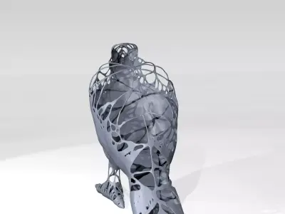 Hawk Dust Voronoi 3D model