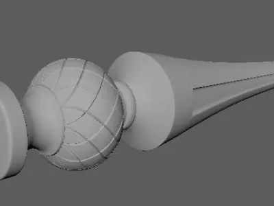 leg High quality 3d models for processing on a cnc machine 3D model 9