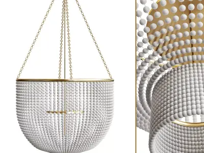 Jacqueline Two-Tier Chandelier by Visual Comfort 3D model