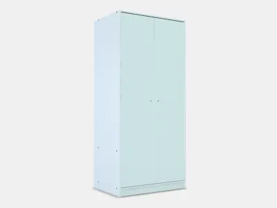 KLEPPSTAD Wardrobe with 2 doors 1 Low-poly 3D model