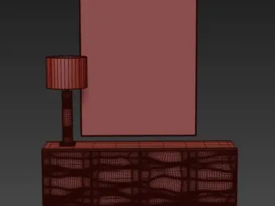 chest of drawers 17 3D model