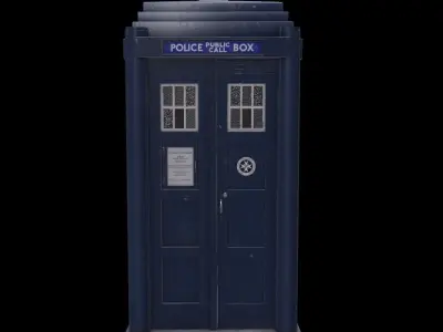 Mark 2 Metropolitan Police Box 3D model