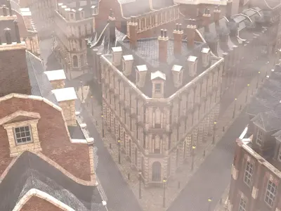 Victorian London Asset Pack 3D model