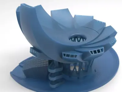 Art Science Museum of Singapore Marina Bay 3D print model