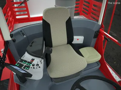  Self Propelled Crop Sprayer with Telescopic Boom Red 