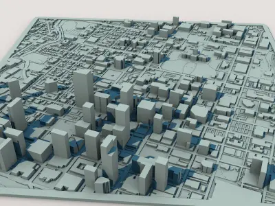 Austin City Texas United States 3D print model