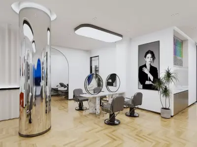 High-Detail Hair Treatment Styling Equipment 3D model