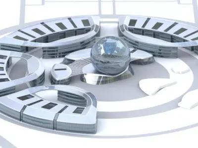 3D EXPO 2017 Astana Kazakhstan 3D model