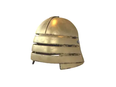 War Helmet V1 004 Low-poly 3D model