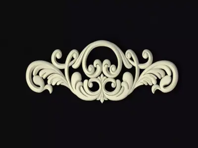 dekor ornate design 3D model 3