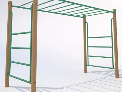 Monkey Bars-001 3D model