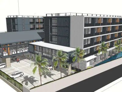 4STORIES HOTEL 3D model