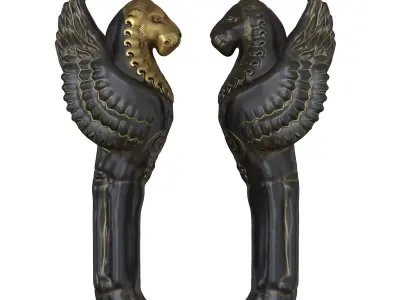 Gryphon column  3D model