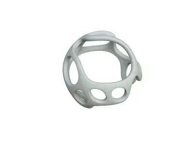 SciFi Cube Object No 37289 Low Poly Shape Texture