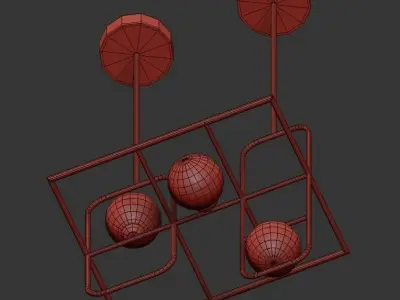 Link Suspension 3D model